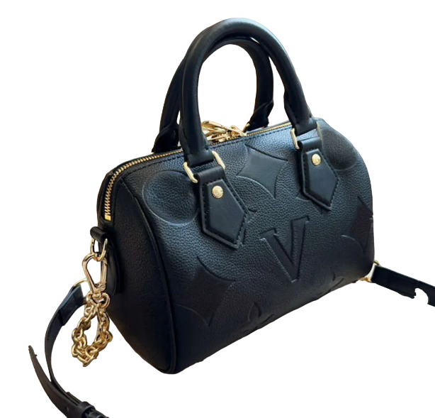 Mini Handbag Papillon Bb Black Leather Handbag