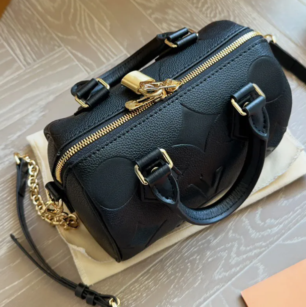 Mini Handbag Papillon Bb Black Leather Handbag