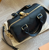 Mini Handbag Papillon Bb Black Leather Handbag