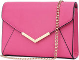 Leather Evening Envelope Clutch